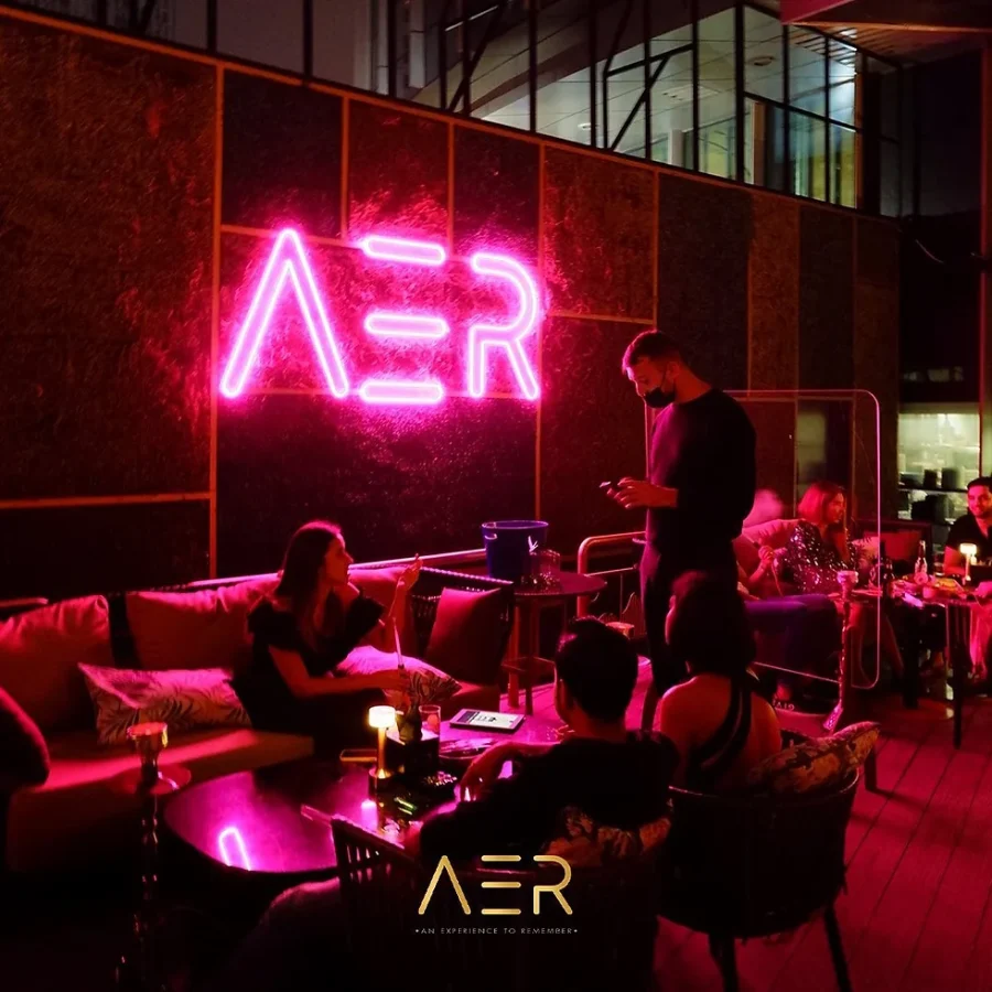 Best indoor lounges in dubai - AER Dubai Club